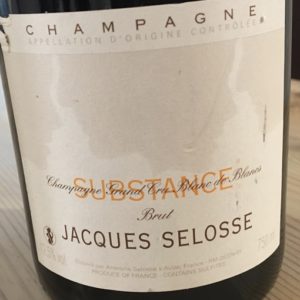 CHAMPAGNE JACQUES SELOSSE SUBSTANCE